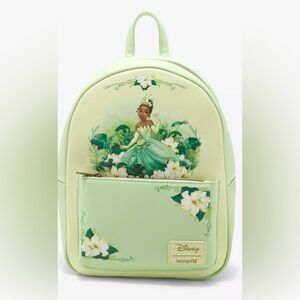 Disney Tiana Floral Green Backpack